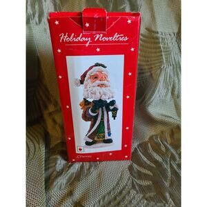 Unique Santa figure resin bobblehead J C Penny holiday christmas 9"